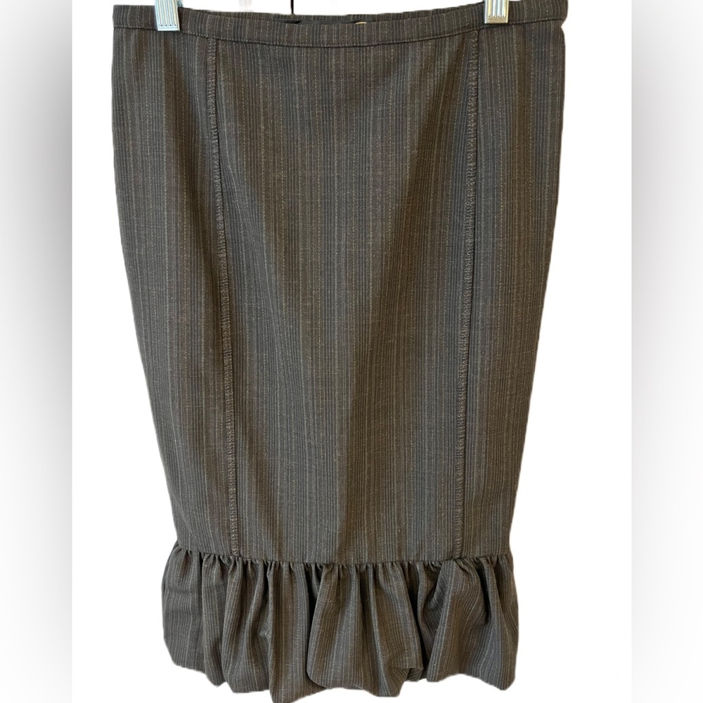 🤎 Roberto Cavalli Just Cavalli Skirt | Brown | Bubble Hem | Size S (38) | EUC